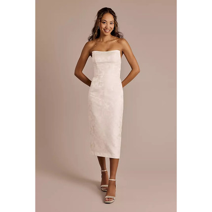 2025 02美国专柜正品代购DB studio新娘结婚晚礼服抹胸伴娘连衣裙