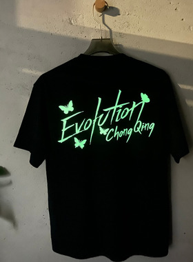Evolution武汉成都应援衫夜光蝴蝶2026谢霆锋进化演唱会短袖t恤