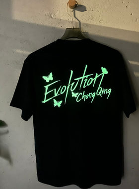 Evolution武汉成都应援衫夜光蝴蝶2026谢霆锋进化演唱会短袖t恤