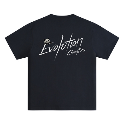 Evolution成都熊猫应援款2026谢霆锋进化演唱会纯棉短袖t恤