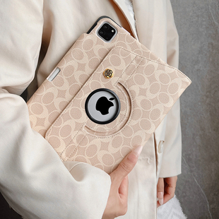 2025ipad壳10.2平板保护套13寸air5旋转mini6防摔9好看9.7防弯10.5笔槽Air7十代10.9支架pro11高级感12.9寸10