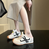 女阿甘鞋 包头半拖鞋 凉拖 小歪头一脚蹬内增高复古德训鞋 网红尖货