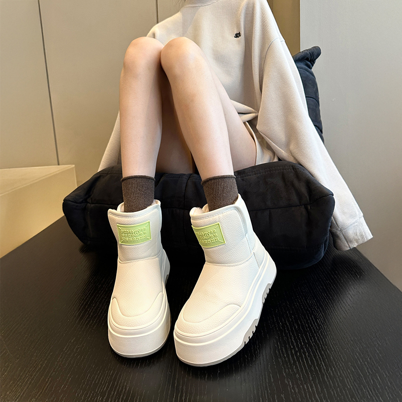 厚底防水防滑加绒雪地靴