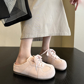 包头凉拖鞋 春夏神店 女外穿一脚蹬勃肯鞋 半拖鞋 New甜酷厚底德训鞋