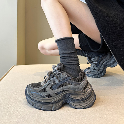 厚底复古老爹鞋女百搭休闲运动鞋