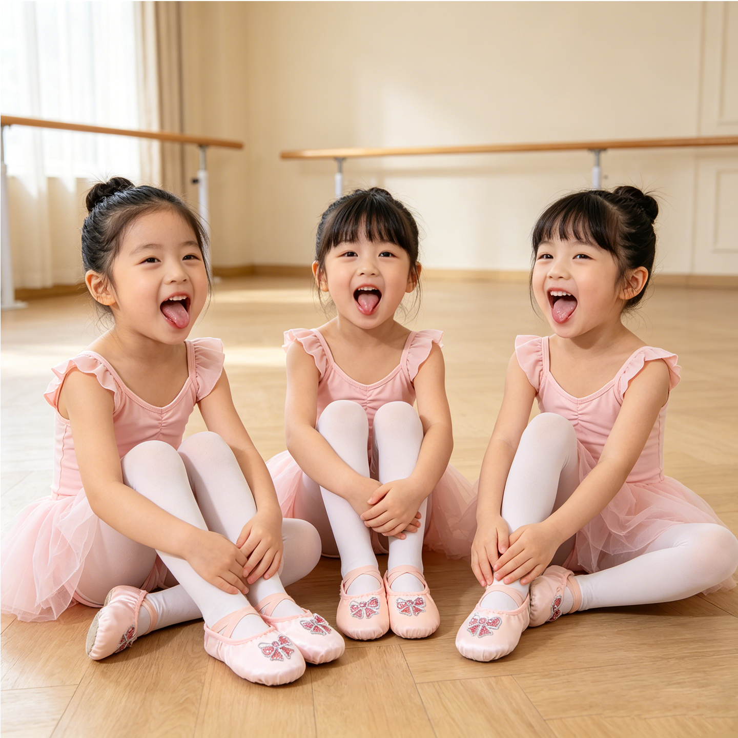 儿童皇冠舞蹈鞋芭蕾舞鞋女童跳舞鞋练功鞋幼儿亮片蝴蝶猫爪舞蹈鞋