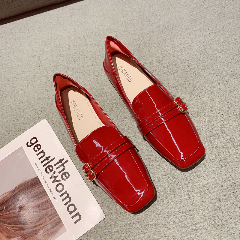 英伦乐福鞋女秋2021韩版百搭软底