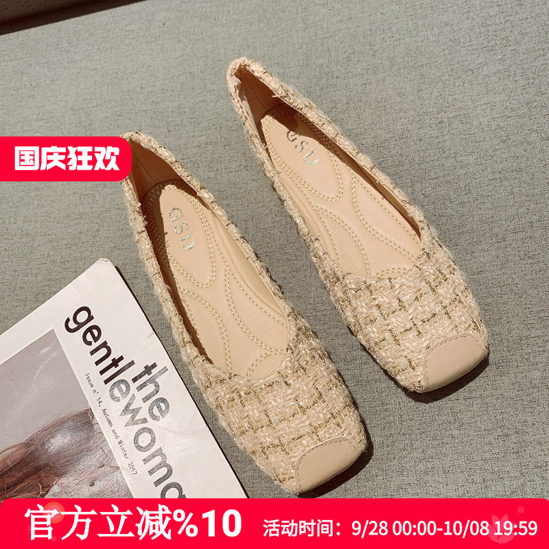 平底鞋韩版单鞋舒适软底图片