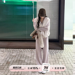 YIKOwow 韩系温柔减龄环保皮草马甲女秋冬仿貂绒简约百搭无袖外套