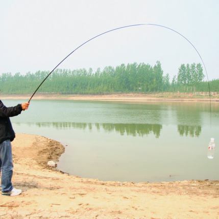 甩货钓大鱼大力台钓竿野钓碳素手竿3.6/4.5.4米长节竿乌云鲤鱼竿