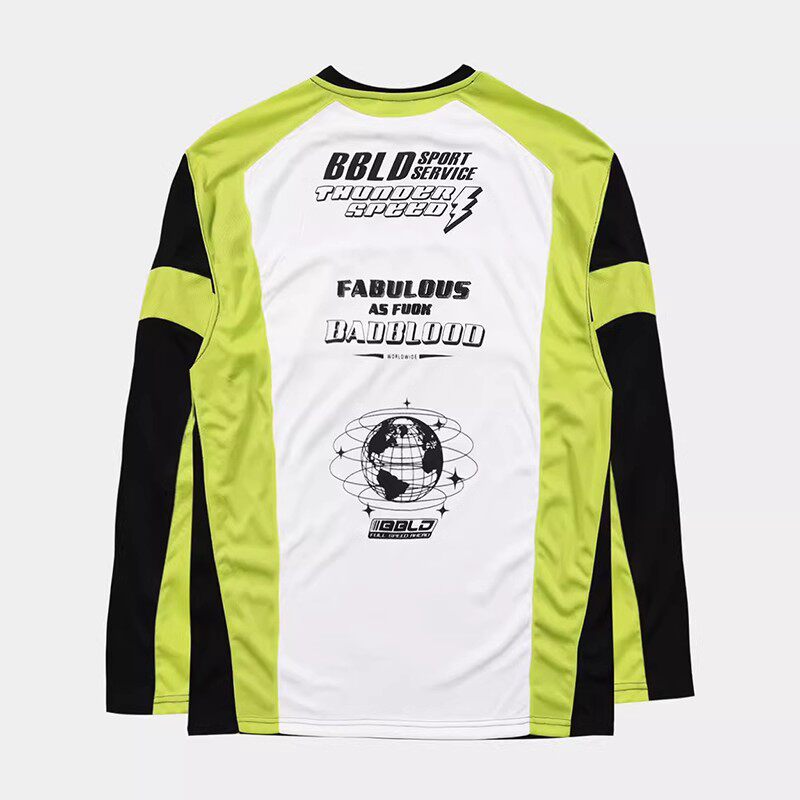 Badblood 'Hot Girl' Jersey: Spliced Collegiate Chic for Less! - Product image 4