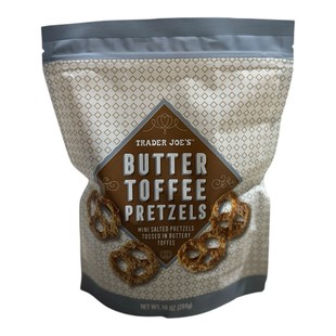 现货 美国Trader Joe's缺德舅太妃糖黄油椒盐脆饼零食饼干黑巧