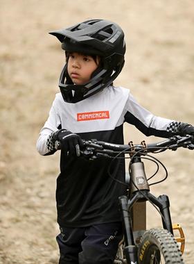 儿童款 COMMENCAL青少年速降服长袖山地自行车越野速干透气骑行服