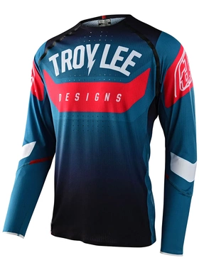 2025新款 TLD 长袖速降服山地自行车骑行服越野摩托装备防晒速干