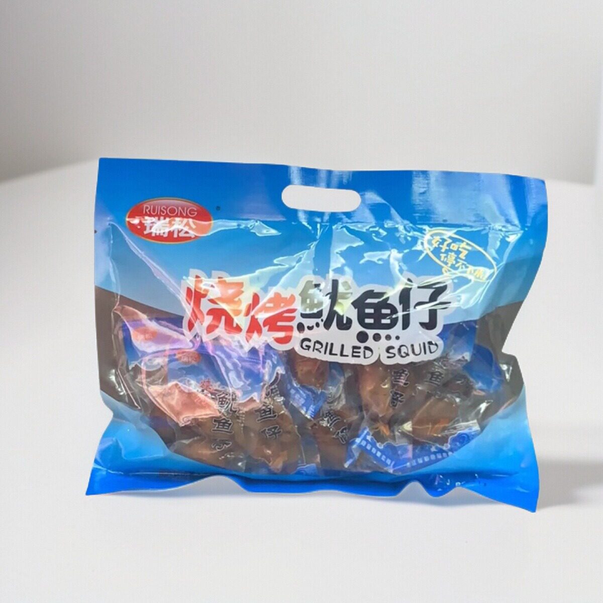 瑞松烧烤鱿鱼仔400g 即食鱿鱼仔真空包装海鲜墨鱼仔休闲零食礼包