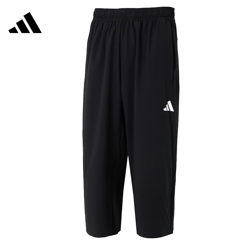 adidas阿迪达斯夏季男子运动休闲七分裤裤子JG1245