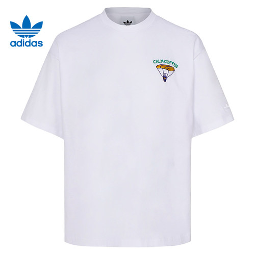 adidas阿迪达斯三叶草男子运动休闲短袖T恤KY5737