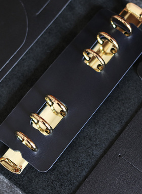 礼墨良品牛皮活页环活页夹保护垫板A6A5圣书活页配件PLOTTER适用