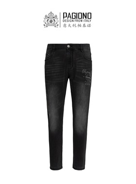 【轻薄弹力牛仔】帕基诺2025夏季新款男士时尚休闲牛仔裤160138