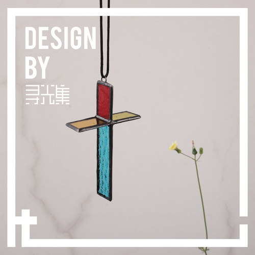 车载挂饰玻璃拼接手工打造