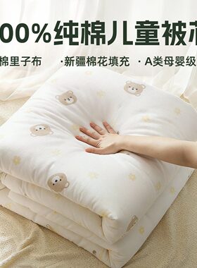 纯棉A类幼儿园冬季儿童被芯