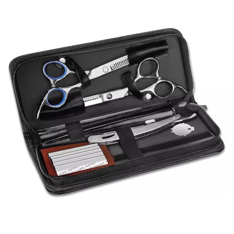 出口理发剪刀打薄剪平剪剃刀套装