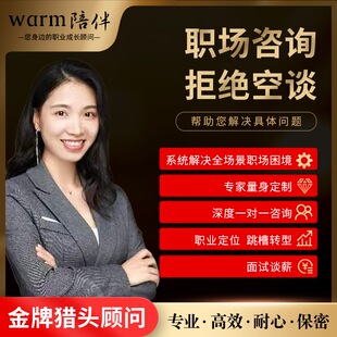 职场咨询职场辅导职场陪伴一对一私人教练生涯咨询