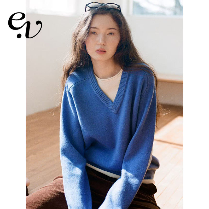 【11月27日20:00 新品2件9折】Even Vintage | 假两件针织衫毛衣