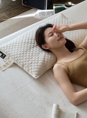 素麻高山黑荞麦A类棉枕头纯荞麦皮枕芯成人低枕护颈枕助睡眠枕头