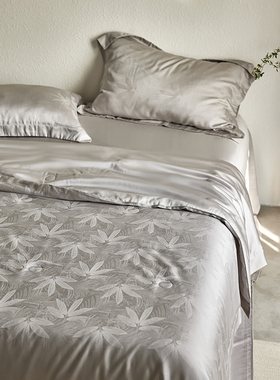 轻奢简约A类兰精天丝提花软滑夏被床品空调被夏凉薄被子可水洗