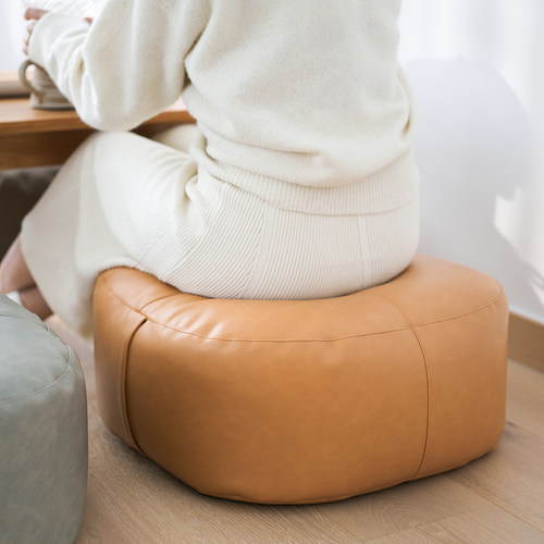 沙发脚踏地上坐墩皮质免洗无甲醛