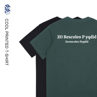 男潮牌小众设计情侣装 阿美咔叽FOG纯棉短袖 字母女T恤批发 夏季 男装