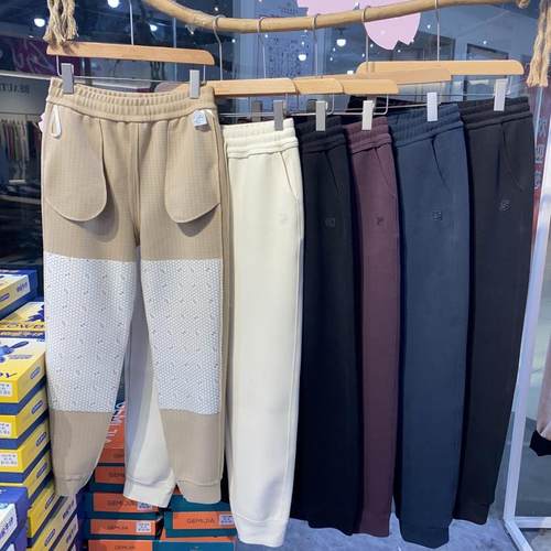 2024年羽珞樱花裤男女护膝加厚石墨烯防风裤外穿休闲束脚裤秋冬