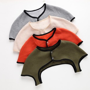 全棉绒男女睡觉纯棉保暖护肩睡觉中老年人厚薄坐月子护肩护颈