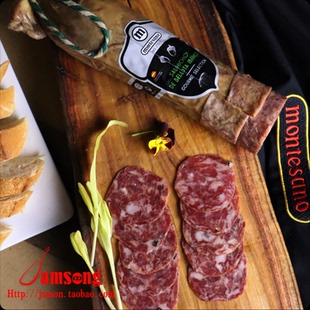 montesano伊比利亚橡子饲养黑猪萨尔齐琼香肠 SALCHICHON纯进口