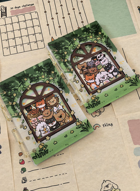 啵叽亚克力便携手账本9*13cm