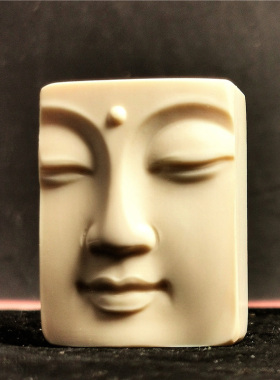 猛犸象牙大日如来阿弥陀佛文玩