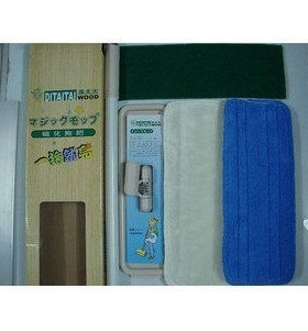 皇冠!正品太太静电拖把涤太太拖把木地板专用拖把磁化拖把3片布