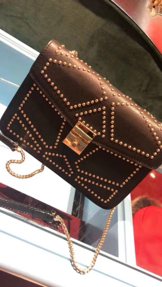 dili装柜正品 老虎紫色珠片钉珠手拿包包 立体四方包 宴会包