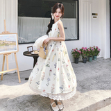 【】法式绝美碎花连衣裙+花朵开衫套装7720-P165K238，女装套装/套裙，2C069