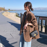 2026秋装灯芯绒西装外套2C069-1152-P135K188，女装西装，2C069