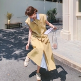 【】法式条纹假两件衬衫+拼接半身裙套装7751-P165K228，女装套装/套裙，2C069