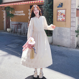 【】法式绣花连衣裙+粉色毛衣马甲套装99183-P175K238，女装套装/套裙，2C069