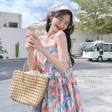 大货2026春法式多巴胺花朵吊带裙套装88612-P145K198，女装套装/套裙，2C069