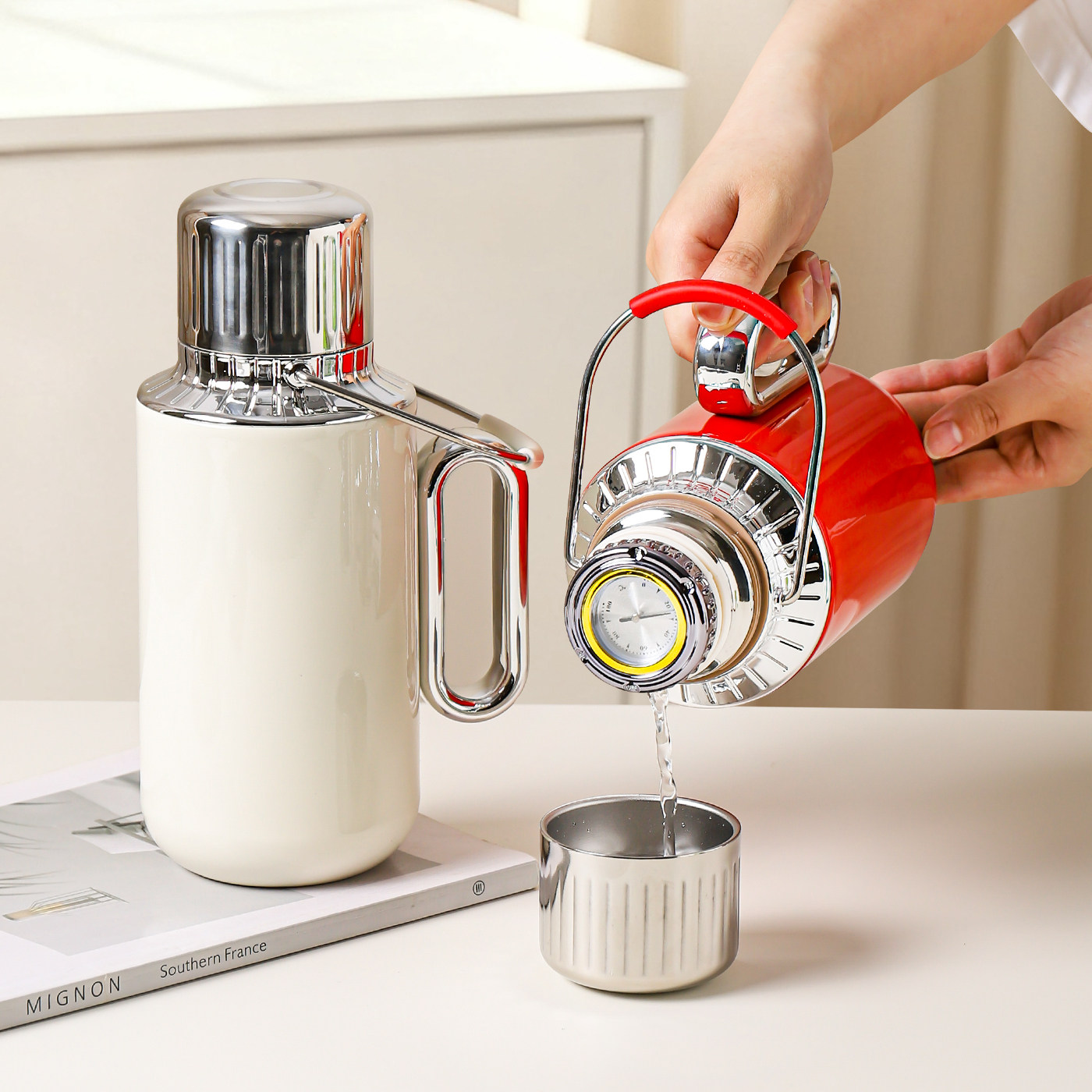 川岛屋保温壶大容量家用焖茶壶办公室热水瓶宿舍学生水杯子小暖壶