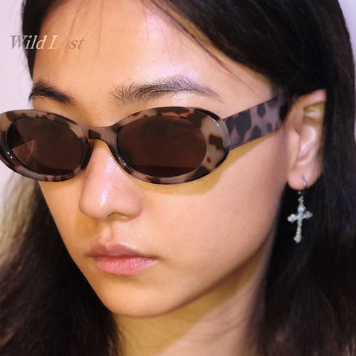 WILDLUST修饰脸型豹纹墨镜