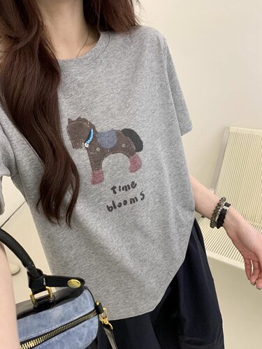 5711数码直喷韩系ins风T恤女