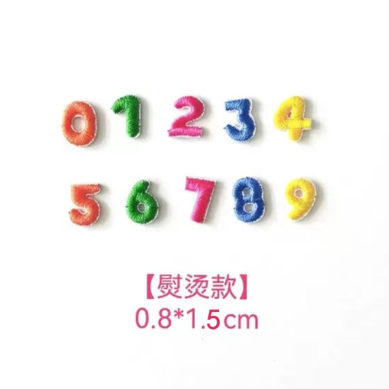 热熔胶】迷你字母1.5cm手工装饰标记英文字母刺绣贴布贴花 数字图片