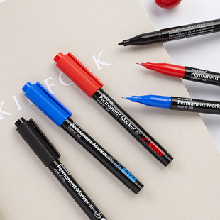 monami慕娜美 速干油性记号笔0.5mm低氯XF103 Permanent Marker