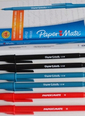 美国三福比百美papermate无尘室记录圆珠笔penbeat敲笔变速用